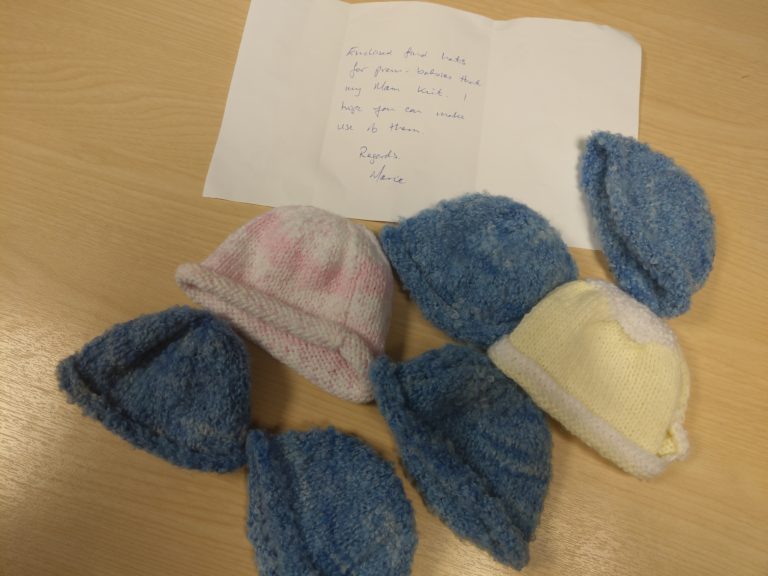 Premature Baby Hats CMRF Crumlin