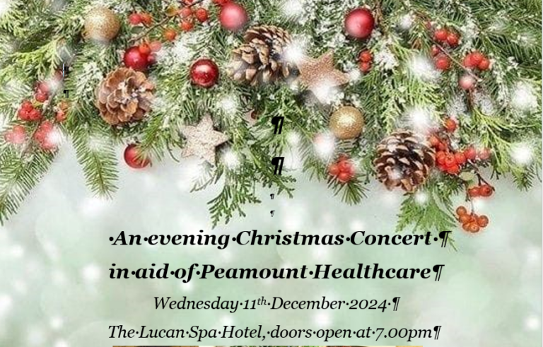 An Evening Christmas Concert in aid of Peamount Healthcare