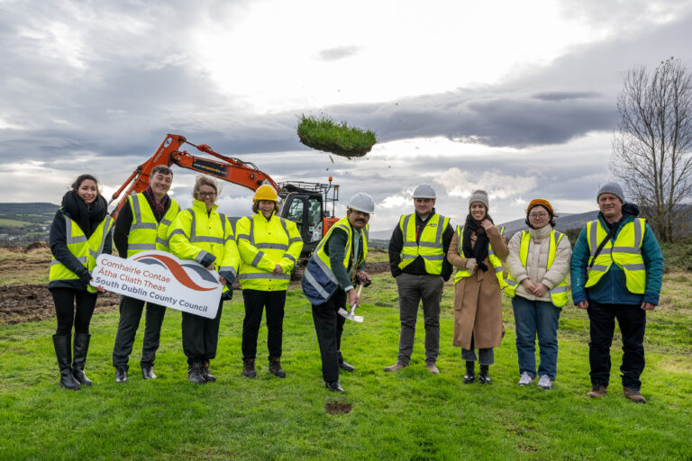 Kiltipper Park Sod Turning