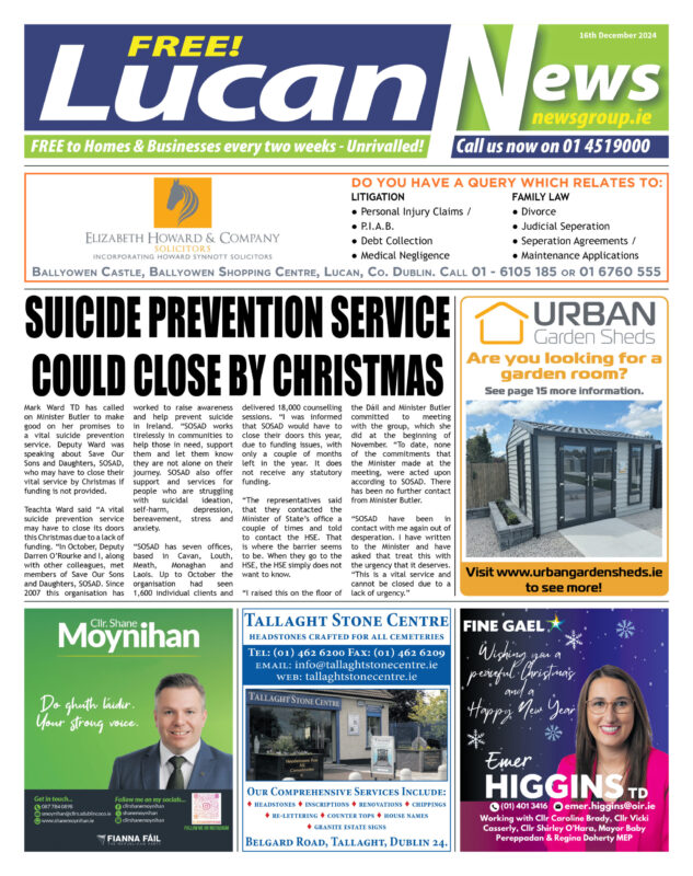 Lucan News 16th Dec