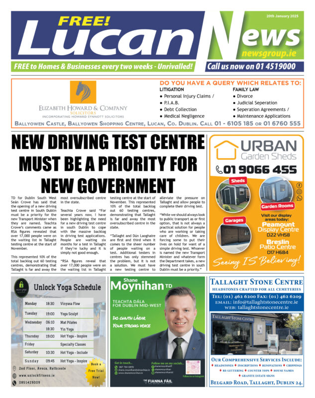 Lucan News 20th Jan